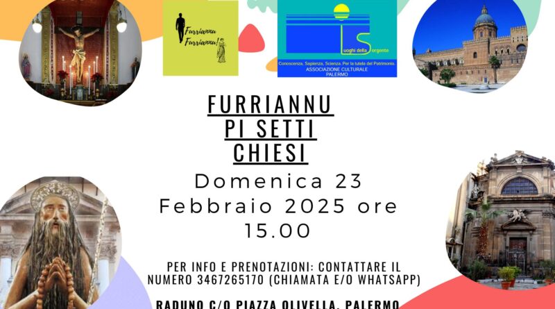 locandina evento firriannu pi li setti chiesi